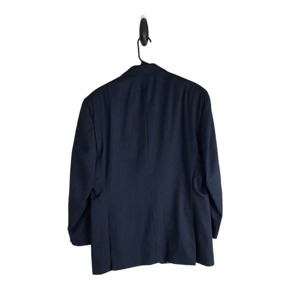 Chaps Pinstripe Wool Blazer Size 42R - Picture 2 of 13